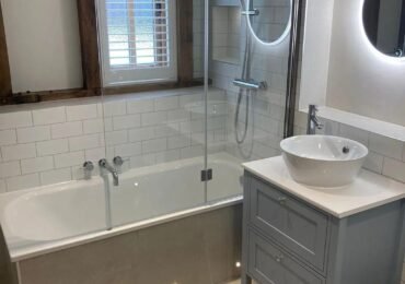 Completed plumbing project by 1Point