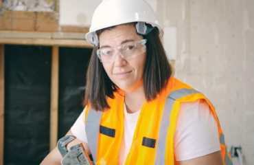 Tradesman performing work
