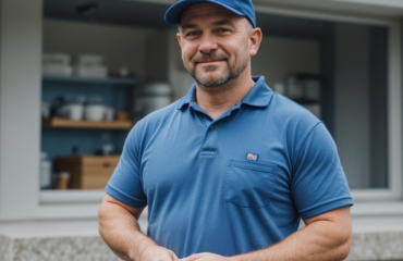 Tradesman performing work